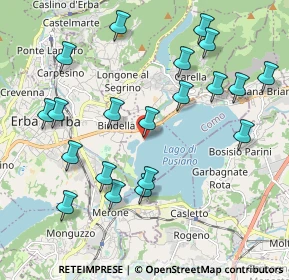 Mappa Località lido, 22030 Eupilio CO, Italia (2.1725)