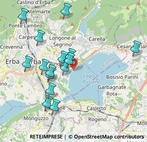 Mappa Località lido, 22030 Eupilio CO, Italia (1.89267)