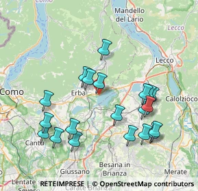 Mappa Località lido, 22030 Eupilio CO, Italia (7.819)