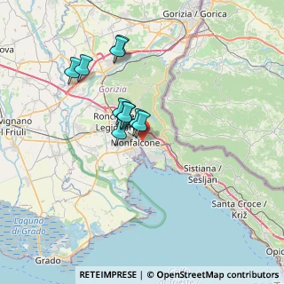 Mappa Piazzale Salvo d'Acquisto, 34074 Monfalcone GO, Italia (5.31727)