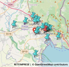 Mappa Via N. Sauro, 34079 Staranzano GO, Italia (2.6945)