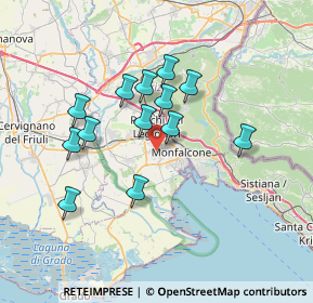 Mappa Via N. Sauro, 34079 Staranzano GO, Italia (6.05846)