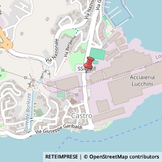 Mappa Via G. Paglia, 45, 24065 Castro, Lecce (Puglia)