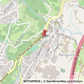 Mappa Via Centro Sportivo, 7, 28010 Nebbiuno, Novara (Piemonte)