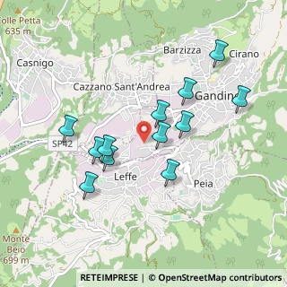 Mappa Via Cà Manot, 24024 Gandino BG, Italia (0.85)