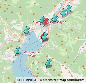 Mappa Via Donatori di Sangue, 25055 Pisogne BS, Italia (3.63182)