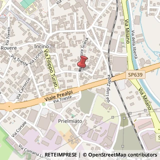 Mappa Via A. Sciesa, 33, 22036 Erba, Como (Lombardia)