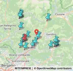 Mappa Via Don Sturzo, 24025 Gazzaniga BG, Italia (7.591)