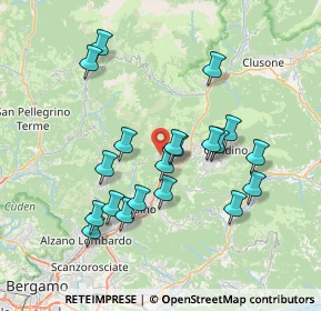 Mappa Via Don Sturzo, 24025 Gazzaniga BG, Italia (6.9265)