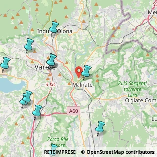 Mappa Via Sacro Monte, 21046 Malnate VA, Italia (5.74727)