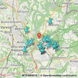 Mappa Via Sacro Monte, 21046 Malnate VA, Italia (1.60313)