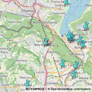 Mappa Via Maschetti, 22020 San Fermo della Battaglia CO, Italia (2.9275)
