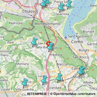 Mappa Via Maschetti, 22020 San Fermo della Battaglia CO, Italia (3.08909)