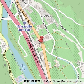 Mappa Corso G. Cantore, 25, 38061 Ala, Trento (Trentino-Alto Adige)