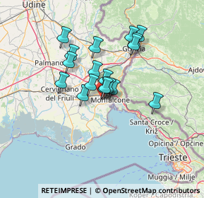 Mappa Via P. Dante Alighieri, 34079 Staranzano GO, Italia (9.92167)