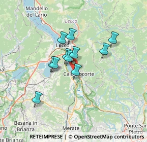 Mappa Via Piave, 23808 Vercurago LC, Italia (5.02273)