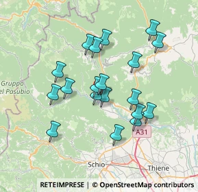Mappa Via degli Ampon, 36011 Arsiero VI, Italia (6.34368)
