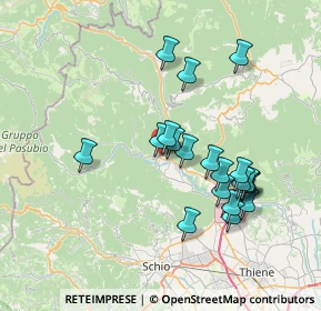 Mappa Via degli Ampon, 36011 Arsiero VI, Italia (6.853)