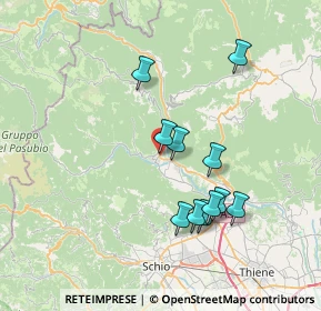 Mappa Via degli Ampon, 36011 Arsiero VI, Italia (6.71636)