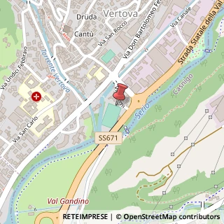 Mappa Via Forni, 28, 24029 Vertova, Bergamo (Lombardia)