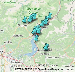 Mappa Viale Valle Camonica, 25055 Pisogne BS, Italia (9.643)