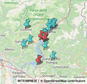 Mappa Viale Valle Camonica, 25055 Pisogne BS, Italia (9.212)