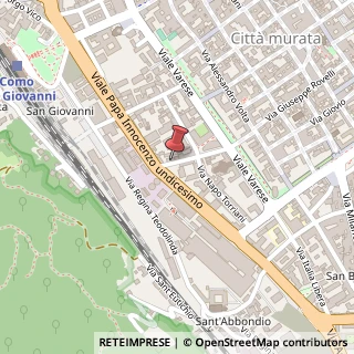 Mappa Via Francesco Benzi, 18, 22100 Como, Como (Lombardia)