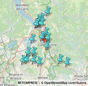 Mappa Via Pirelli, 23808 Vercurago LC, Italia (6.502)