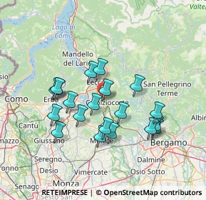 Mappa Via Pirelli, 23808 Vercurago LC, Italia (12.666)