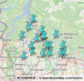 Mappa Via Pirelli, 23808 Vercurago LC, Italia (11.37667)