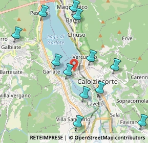 Mappa Via Pirelli, 23808 Vercurago LC, Italia (2.31333)