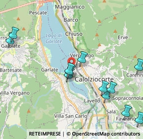 Mappa Via Pirelli, 23808 Vercurago LC, Italia (2.40917)