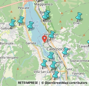 Mappa Via Pirelli, 23808 Vercurago LC, Italia (2.6325)