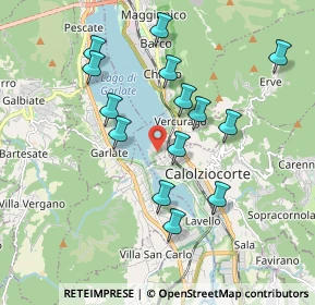 Mappa Via Pirelli, 23808 Vercurago LC, Italia (1.78429)