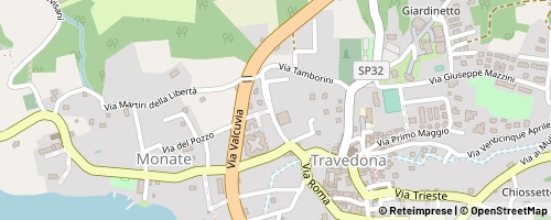 Mappa Travedona-Monate