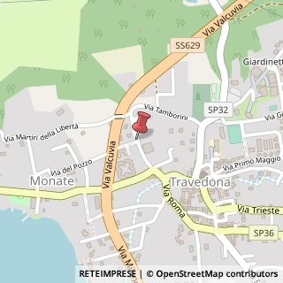 Mappa Via guglielmo marconi 29, 21018 Travedona-Monate, Varese (Lombardia)