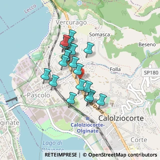 Mappa Calolziocorte - piazza Volontari Sangue, 23801 Calolziocorte LC, Italia (0.336)
