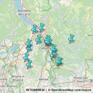 Mappa Via Achille Grandi, 23801 Calolziocorte LC, Italia (5.74375)