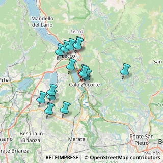 Mappa Via Achille Grandi, 23801 Calolziocorte LC, Italia (6.018)