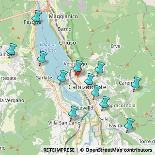 Mappa Via Achille Grandi, 23801 Calolziocorte LC, Italia (2.20583)