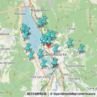 Mappa Calolziocorte - piazza Volontari Sangue, 23801 Calolziocorte LC, Italia (1.6175)