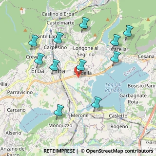 Mappa Via Monte Legnone, 22036 Erba CO, Italia (2.16636)