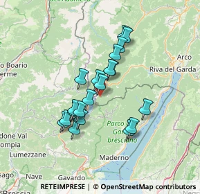 Mappa Via Giuseppe Giusti, 38080 Bondone TN, Italia (11.245)