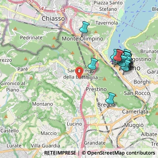 Mappa 22020 San Fermo della Battaglia CO, Italia (2.2555)
