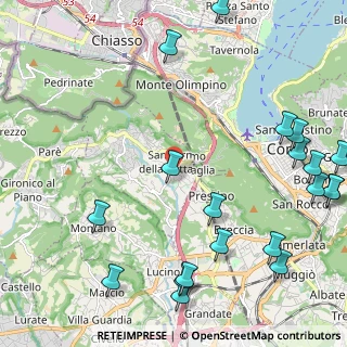 Mappa 22020 San Fermo della Battaglia CO, Italia (3.015)