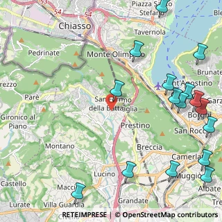 Mappa 22020 San Fermo della Battaglia CO, Italia (3.0875)