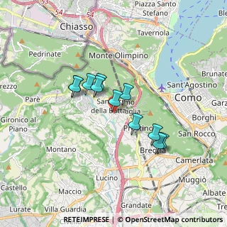 Mappa 22020 San Fermo della Battaglia CO, Italia (1.31091)