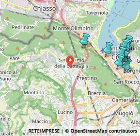 Mappa 22020 San Fermo della Battaglia CO, Italia (2.64909)