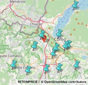 Mappa 22020 San Fermo della Battaglia CO, Italia (4.58385)