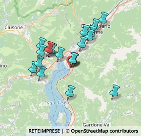 Mappa Via Antica Valeriana, 25055 Pisogne BS, Italia (6.052)